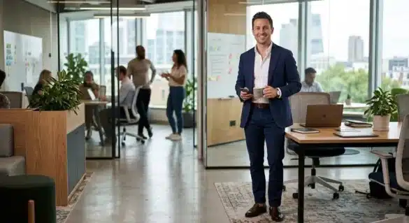 Mens business casual outfit for modern office style