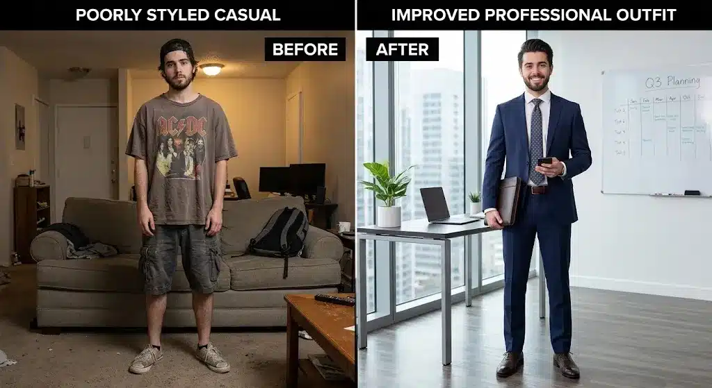 Business casual clothing essentials for men