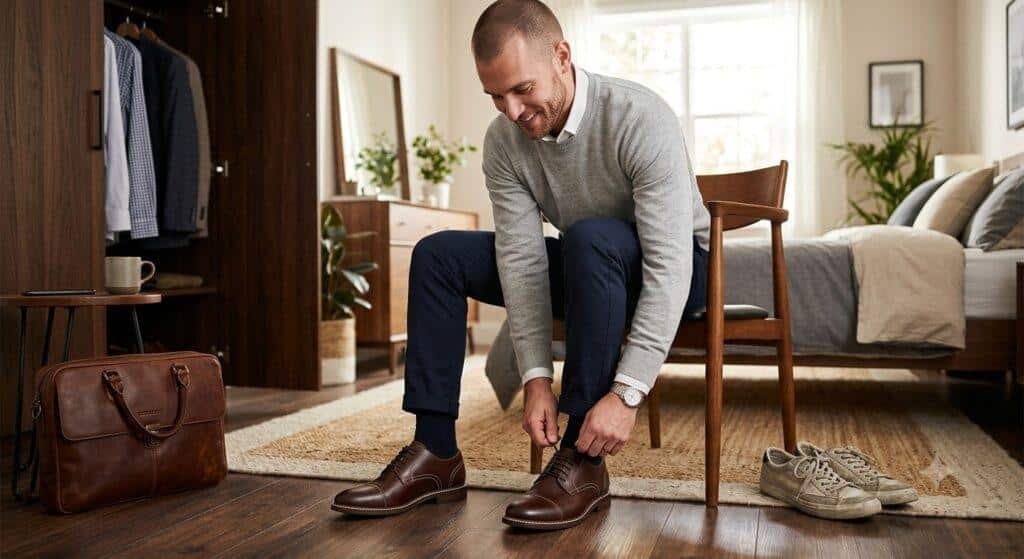 business casual men shoes