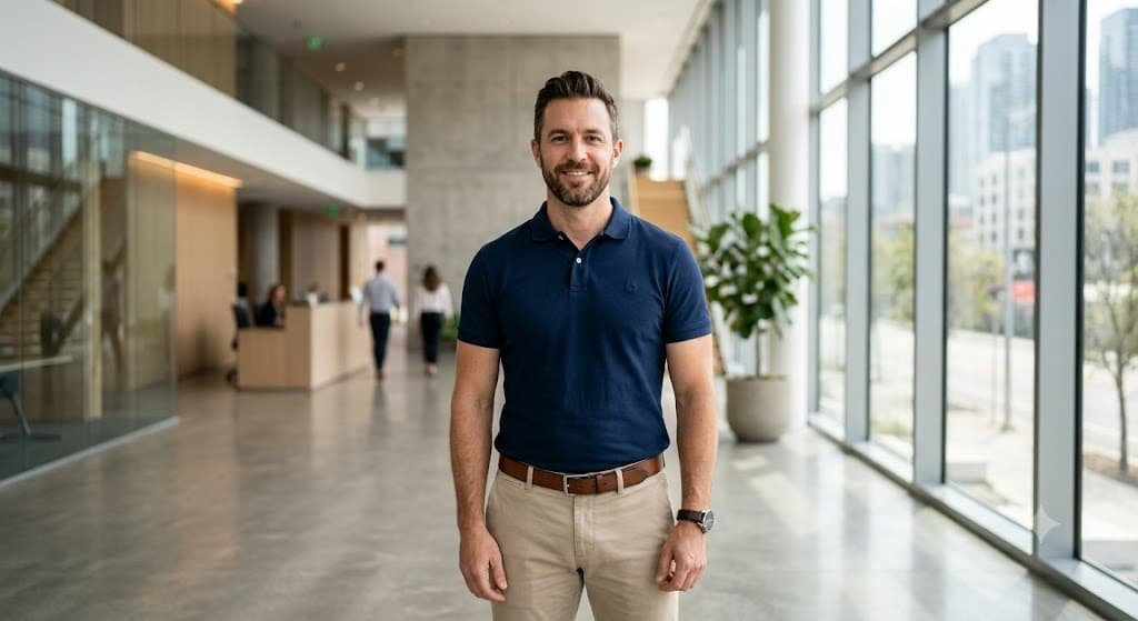 Business Casual Men Polo