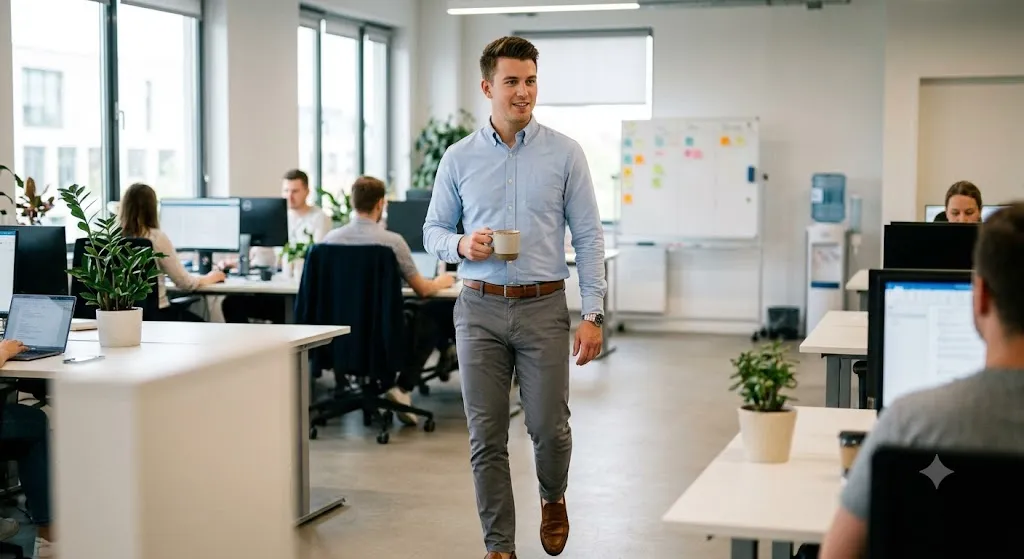 business casual outfit ideas with oxford shirt