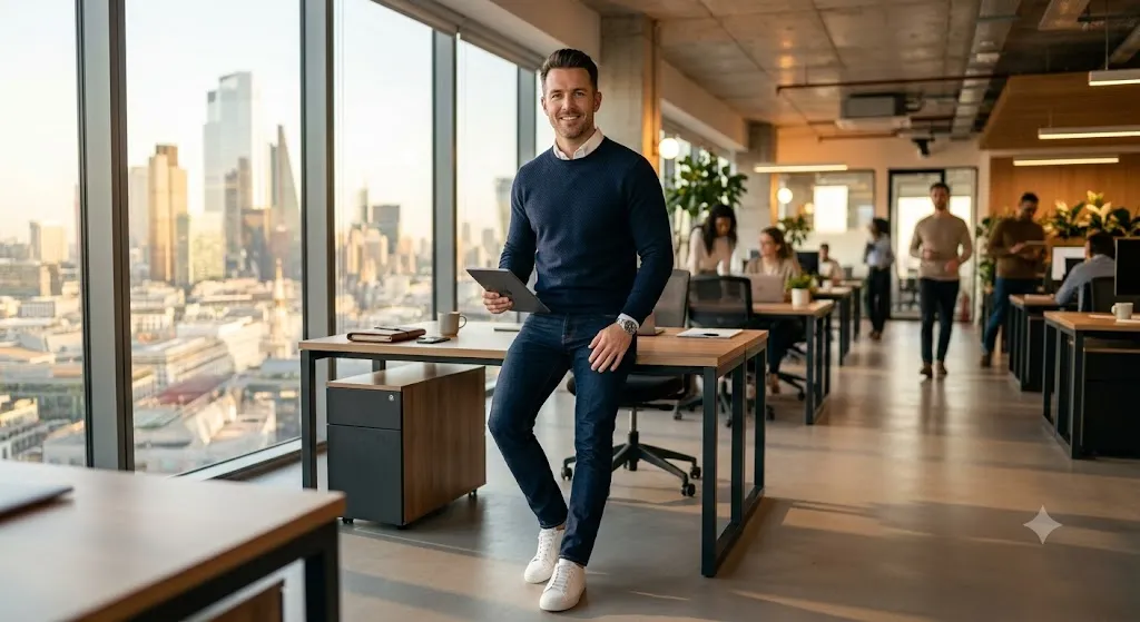Business Casual Men Sweater
