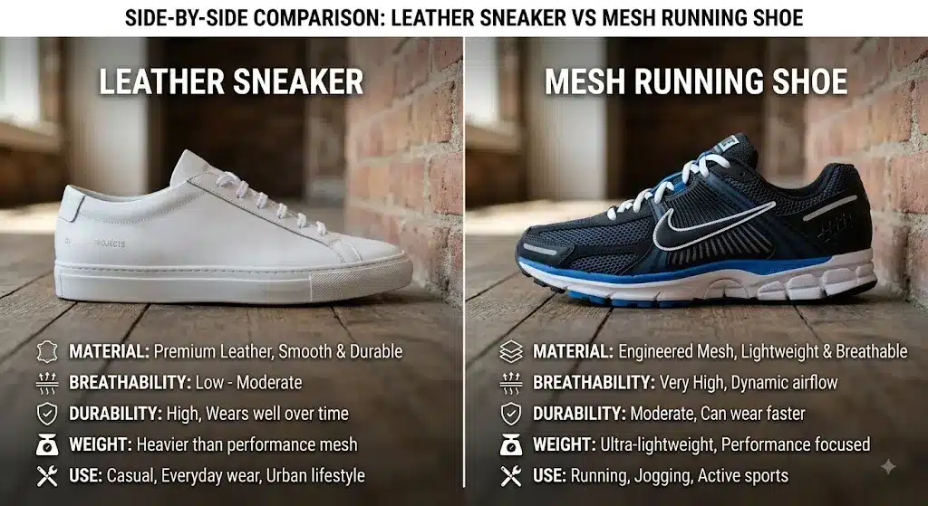 business casual sneakers vs running shoes comparison