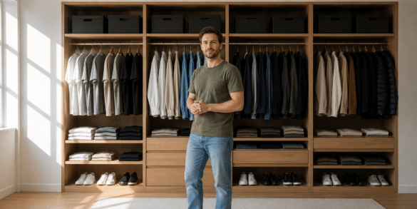 Capsule wardrobe men summer versus winter seasonal pieces