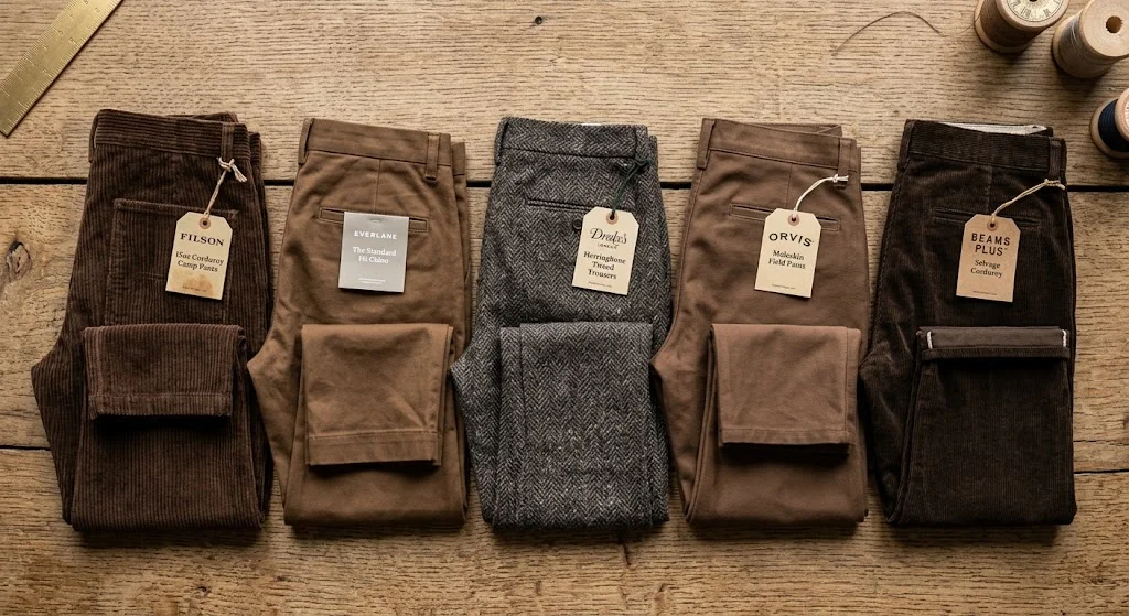 Best brown trousers for a brown pants outfit