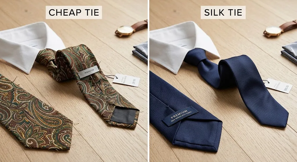 Capsule wardrobe men style swap novelty tie versus plain tie